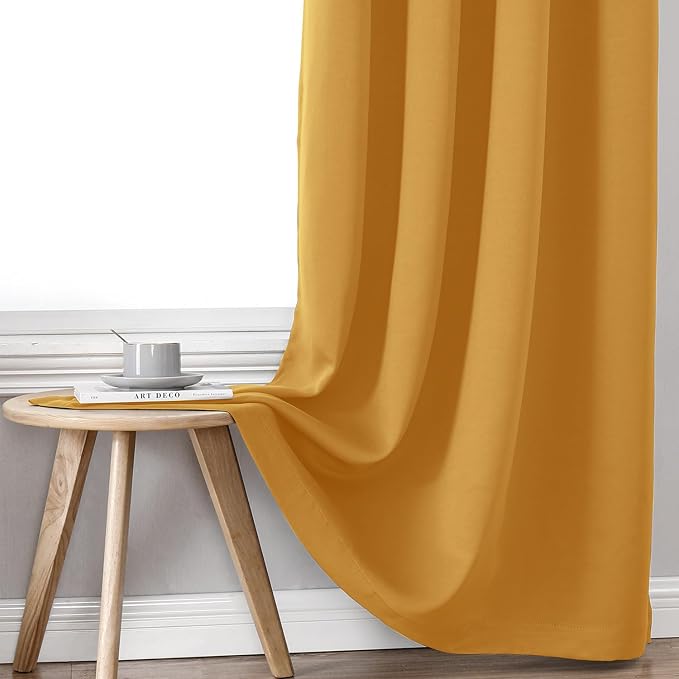 ChrisDowa 100% Blackout Curtains 90 inch Long - Image 7