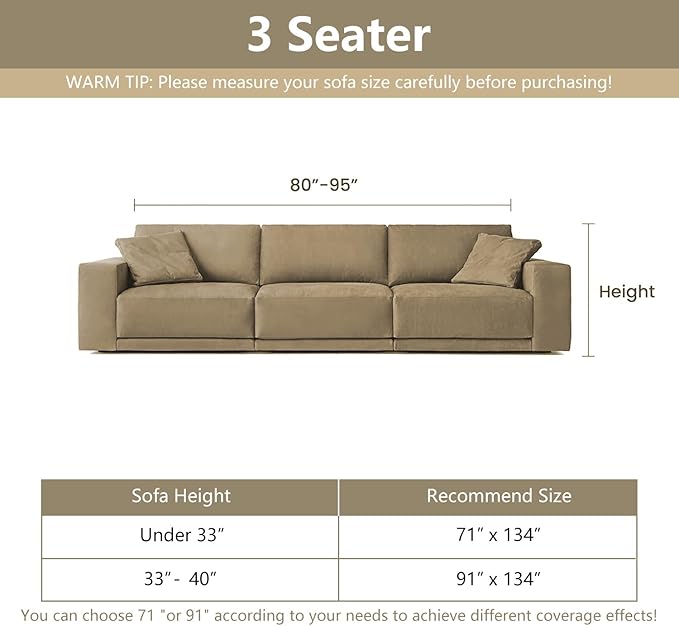 MYSKY HOME Boho Couch Cover White Sofa Covers - Image 5