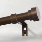 Extra Long Curtain Rods for Windows 32 to 240 Inch, 1 Inch Bronze Heavy Duty by IFELS