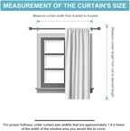 RYB HOME White Curtains for Bedroom - Image 7