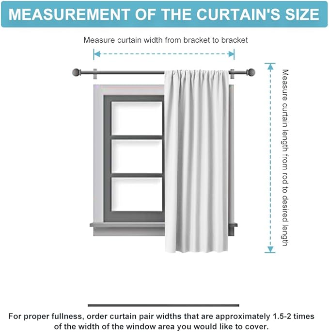 RYB HOME White Curtains for Bedroom - Image 7