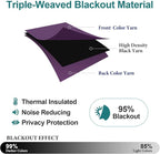 ChrisDowa Blackout Curtains 102 Inches Long 2 Panels Set - Image 4