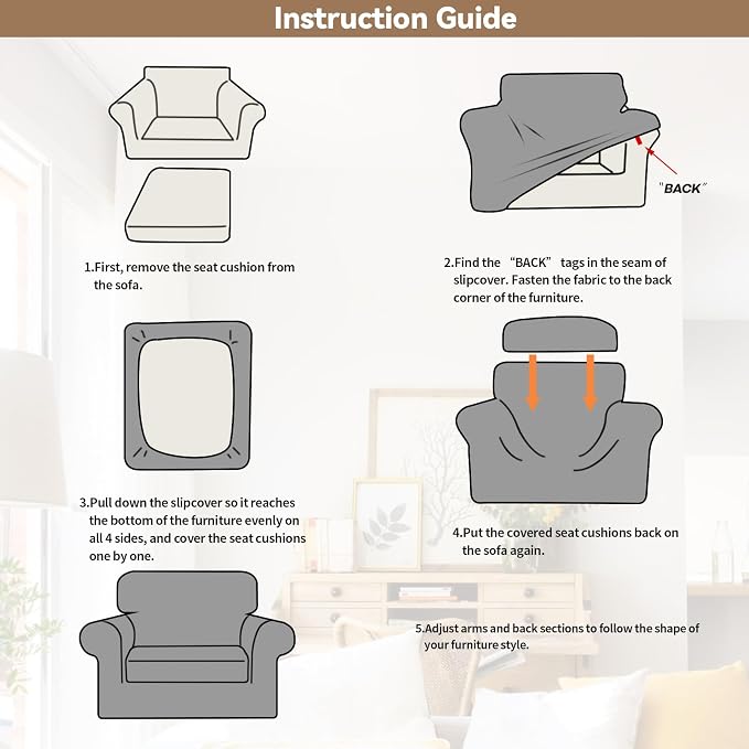 WEERRW Stretch Chair Sofa Slipcover - Image 6