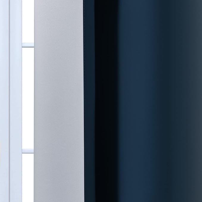 Yakamok Room Darkening Ombre Curtains 63 Inch Length, Light Blocking Grommet - Image 7