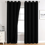 ChrisDowa 100% Blackout Curtains 120 inch Long by ChrisDowa