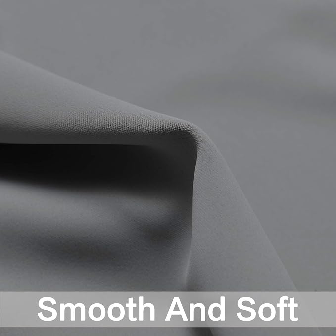 Yakamok Blackout Curtains Room Darkening Thermal Insulated Grommet top Window - Image 4