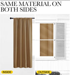 NICETOWN Blackout Curtains for Bedroom, 1 Pair, 62 by 63-inch, Window Treatment - Image 5