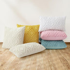 decorUhome Summer Throw Pillow Covers 26x26 Inch Set of 2, Soft Plush Faux Wool - Image 8