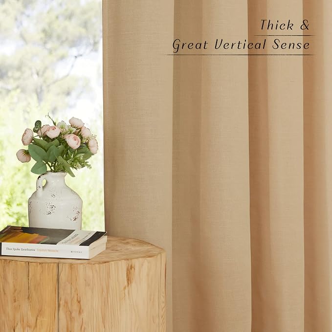 NICETOWN Linen 36 inch Curtains - Image 7