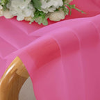 OWENIE Hot Pink Sheer Curtains for Bedroom Living Room 96 Inches Long 2 Panels - Image 6