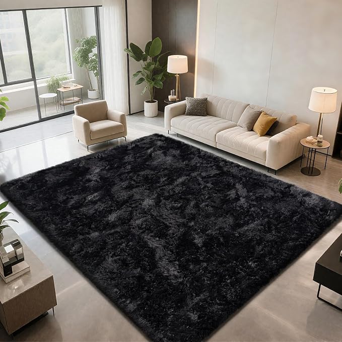 9X12 Large Shag Area Rugs for Living Room Bedroom, Big Soft Fluffy Rug for - Image 2