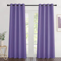 NICETOWN Blackout Lilac Purple Curtains 84 inches Long, Grommet Room Darkening by NICETOWN