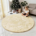 yulidayang Fluffy Round Area Rugs by yulidayang