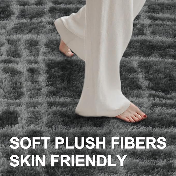 9x12 Ft Extra Large Shag Rugs for Living Room, Ultra Soft Fluffy Furry Area - Image 5