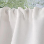Faux Linen Valance for Windows Kitchen Living Room Valances Rod Pocket - Image 5