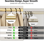 YaFex Heavy Duty Curtain Rods 32-60 Inch, 1 Inch Adjustable Gold Curtain Rod - Image 5
