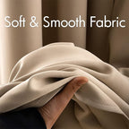 MIULEE Blackout Curtains for Bedroom Living Room Thermal Insulated Room - Image 3