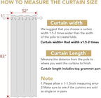 H.VERSAILTEX Linen Curtains Home Decorative Nickel Grommet Semi Sheer Curtains - Image 2
