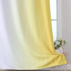 Estelar Textiler Yellow and Greyish White Gradient Room Darkening Blackout - Image 6