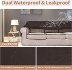 Easy-Going 100% Waterproof Couch Cover, Dual Waterproof Sofa Cover, Stretch - Image 3
