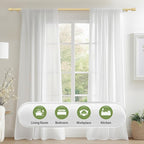 5/8” Diameter Curtain Rods 30-60 Inch, - Image 6