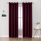 ChrisDowa Blackout Curtains 90 Inches Long 2 Panels Set by ChrisDowa