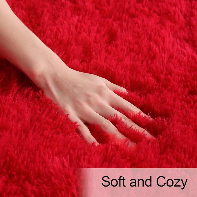 Amearea Premium Soft Fluffy Rug Modern Shag Carpet, 9x12 Feet, Fuzzy Shaggy Rugs - Image 9