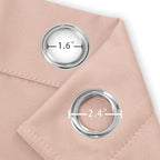 LEMOMO Blush Thermal Blackout Curtains/42 x 95 Inch/Set of 2 Panels Room - Image 5