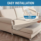 Couch Cover Velvet Chaise Cushion Cover - Image 5