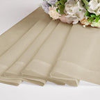 OWENIE Taupe Sheer Curtains 90 Inches Long - Image 6