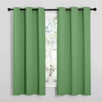NICETOWN Froest Green Blackout Curtains 40 inches Length by NICETOWN