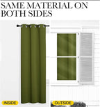 NICETOWN Olive Green Blackout Curtains 96 inches Length - Image 5