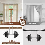 1” Diameter Curtain Rods Itself is 30 to 60 inch 2 Pack Fit 30-54 inch Window - Image 5