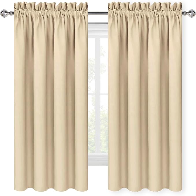 DWCN Blackout Curtains Room Darkening Thermal Insulated Bedroom Curtains Window - Image 9