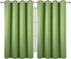 LEMOMO Blackout Curtains 52 x 45 inch/Light Green Curtains Set of 2 - Image 2