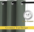 NICETOWN Blackout 102 inch Curtains - Image 2
