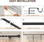 SMODBRODRE Curtain Rods for Window 32 to 62 - Image 4