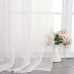 Chyhomenyc Ivory Sheer Scarf Valances - Image 6