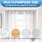 CorkLatta Brushed Nickel Shower Curtain Rod 31 to 68 Inch, 1 Inch Diameter - Image 5