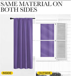 NICETOWN RV Blackout Curtains for Camper Windows, Lilac Purple, Short Blackout - Image 5