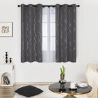 Deconovo Grey Blackout Curtains - Image 2