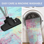 IOHOUZE Abstract Runner Rug 3x10 Ft Washable Runners - Image 3