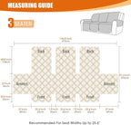 VANSOFY Waterproof Recliner Couch Covers, Sofa Covers 1-Piece Washable - Image 2