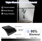 Simplebrand Ava Navy Blue Blackout Curtains - Image 2