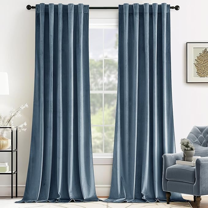 MIULEE Velvet Curtains 84 inches by MIULEE