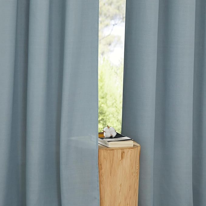 NICETOWN Linen Curtains 96 inches Long - Image 3