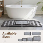 Long 2x4 Ft Runner Rug for Bathroom, Non Slip Washable Large Kitchen Rugs Bath - Image 8