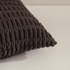 Fancy Homi 4 Packs Boho Dark Brown Decorative Throw Pillow Covers 14x14 Inch - Image 4