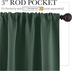 RYB HOME Short Blackout Curtains - Image 2