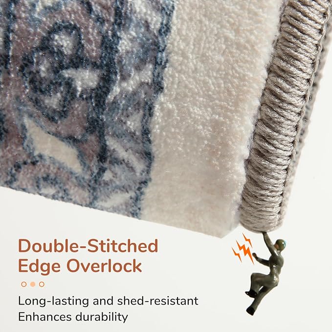 OPPODREAM Soft 6x9 Area Rugs, Washable Rug 6x9 - Image 3